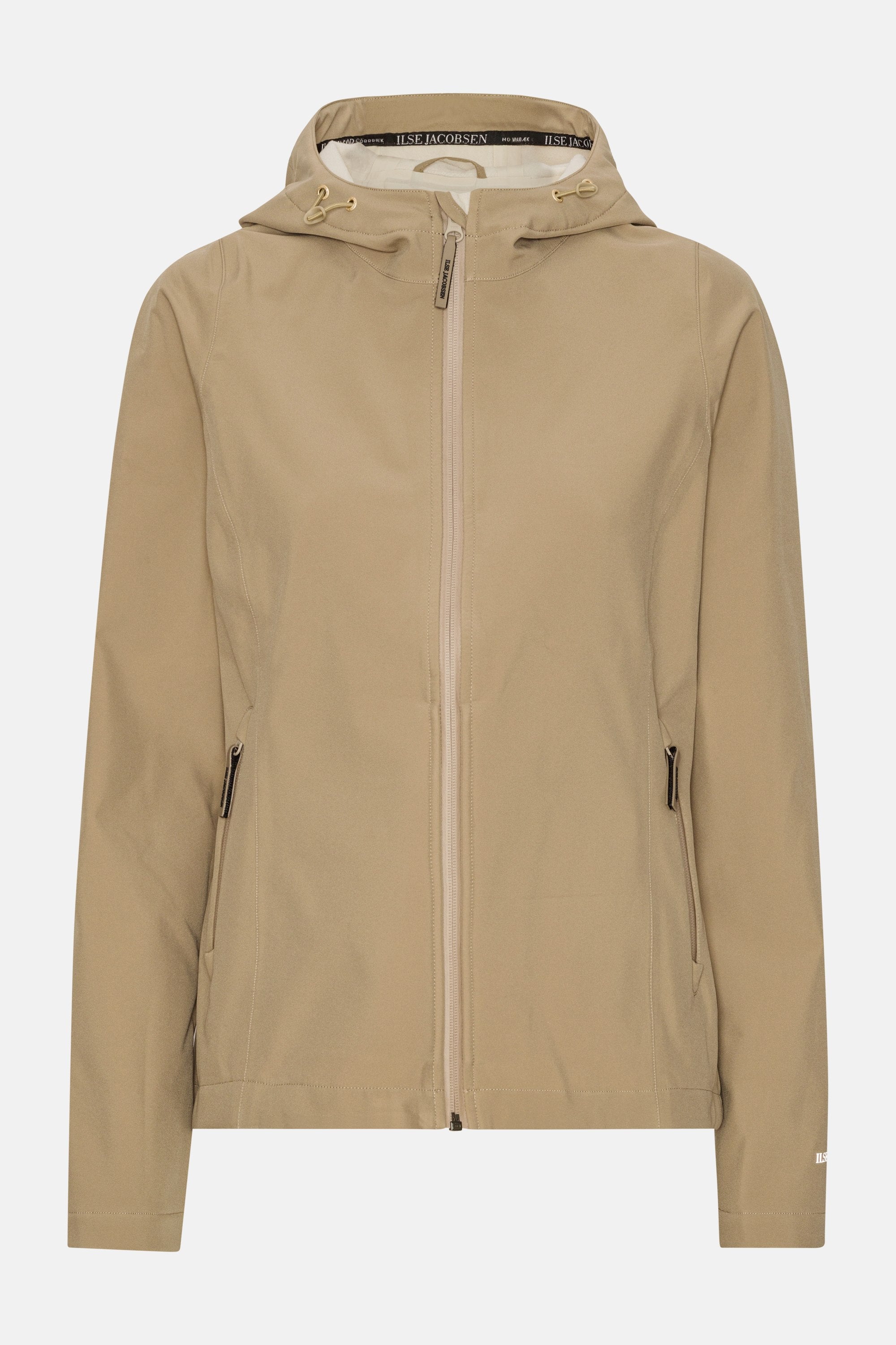 Kort Softshell Regnjacka - Greige
